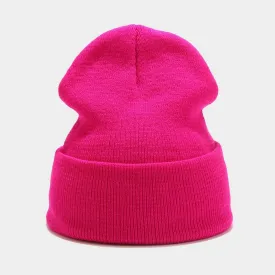 Knit Beanie - Pink