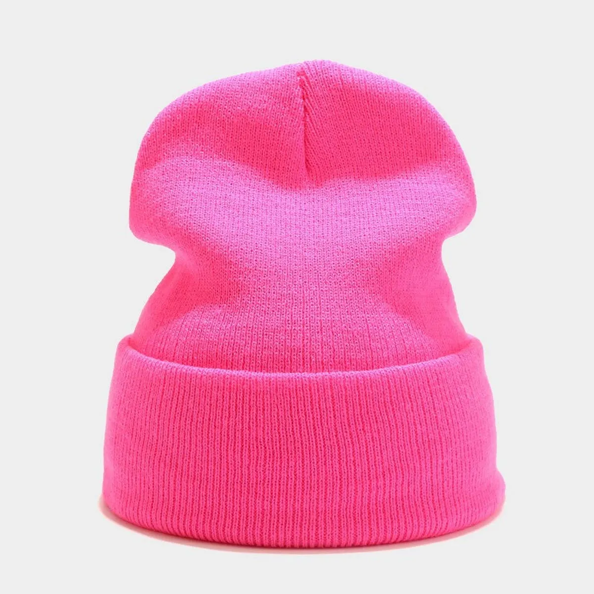 Knit Beanie - Pink