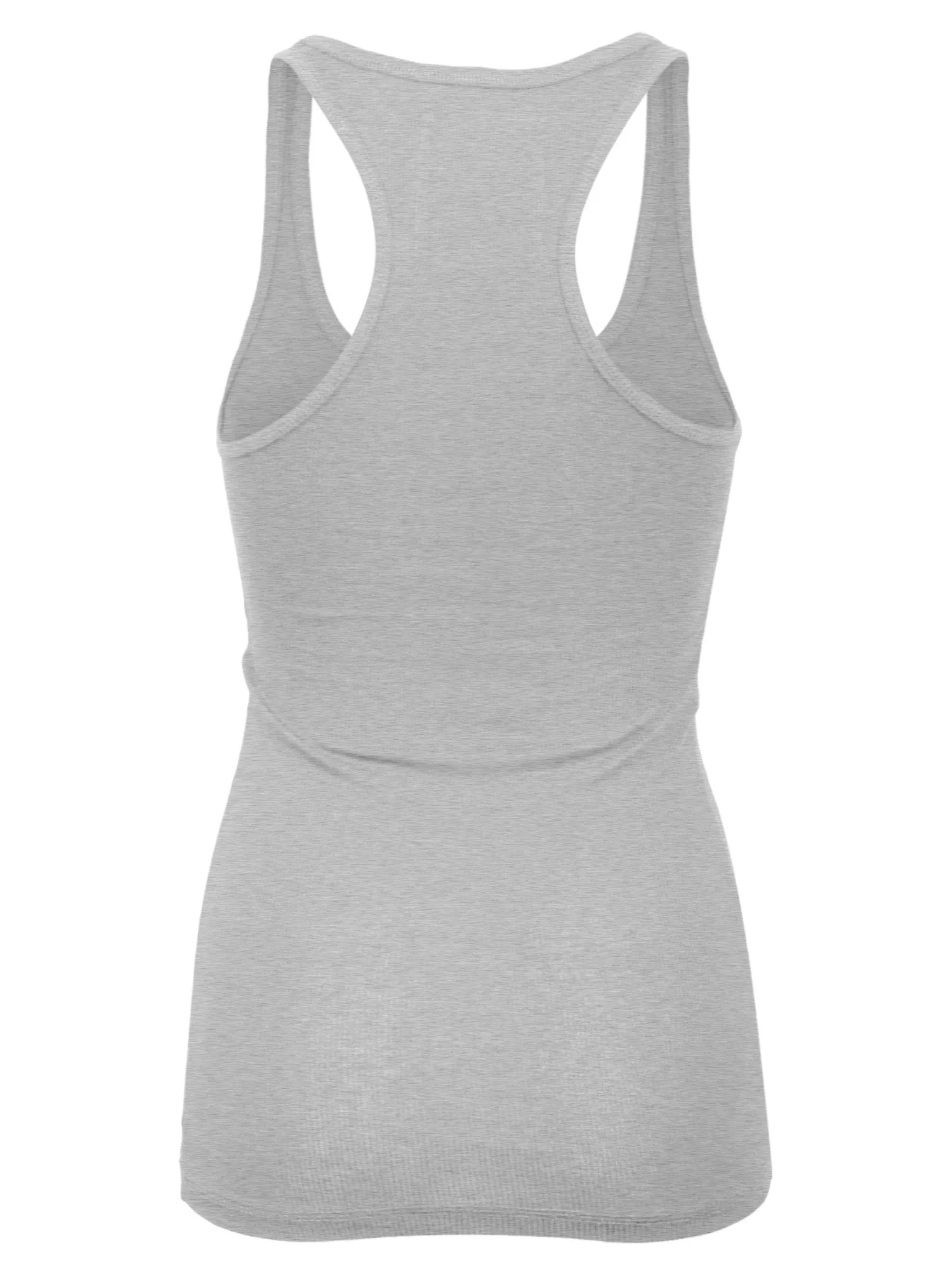 KOGMO Women's Basic Stretchy Cotton Ribbed Knit Racerback Tank Top (S-XL)