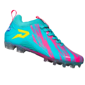 Kool-Aid 'Sharkleberry Fin' Football Cleats - Quantum Speed by Phenom Elite