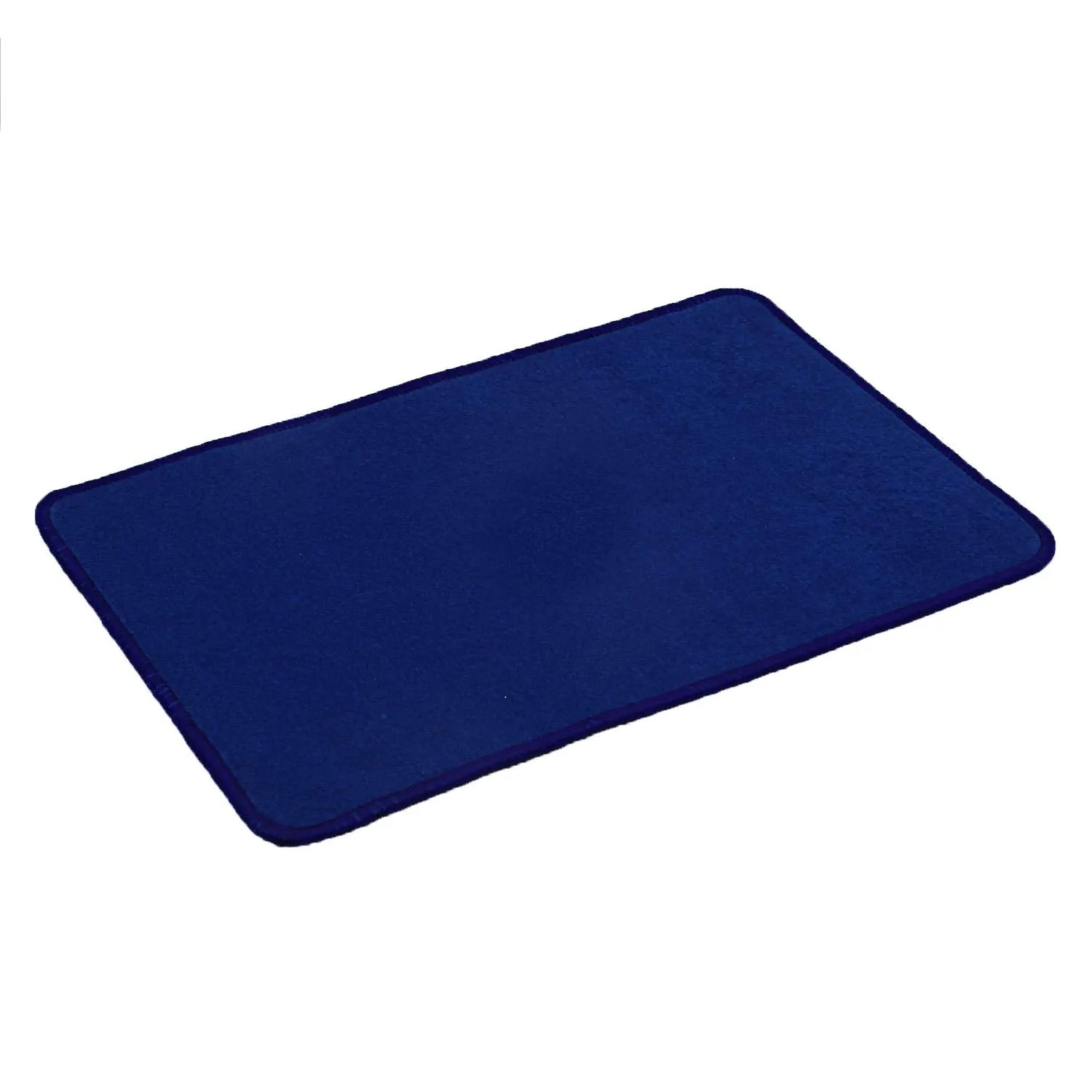 Kuber Industries Anti Slip Bath Mat (Blue, Microfibre, 22x14 Inch)