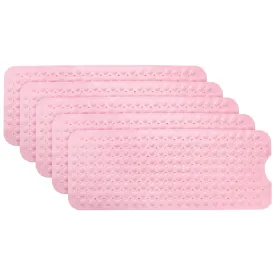 Kuber Industries Bath Mat | PVC Bathroom Mat | Shower Bath Mat | Floor Tub Mat | Bathroom Mud Mat | Anti-Skid Shower Bathroom Mat | M-YSD-40C |Pack of 5| Pink