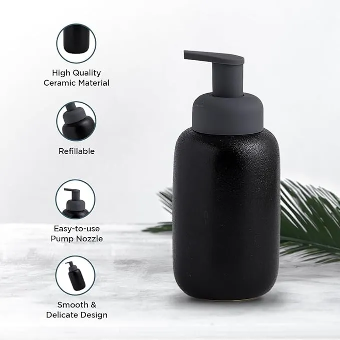 Kuber Industries Liquid Soap Dispenser | Handwash Soap Dispenser | Soap Dispenser for Wash Basin | Shampoo Dispenser Bottle | Bathroom Dispenser Bottle | Pack of 5 | JY00011 | 400 ml | Blue