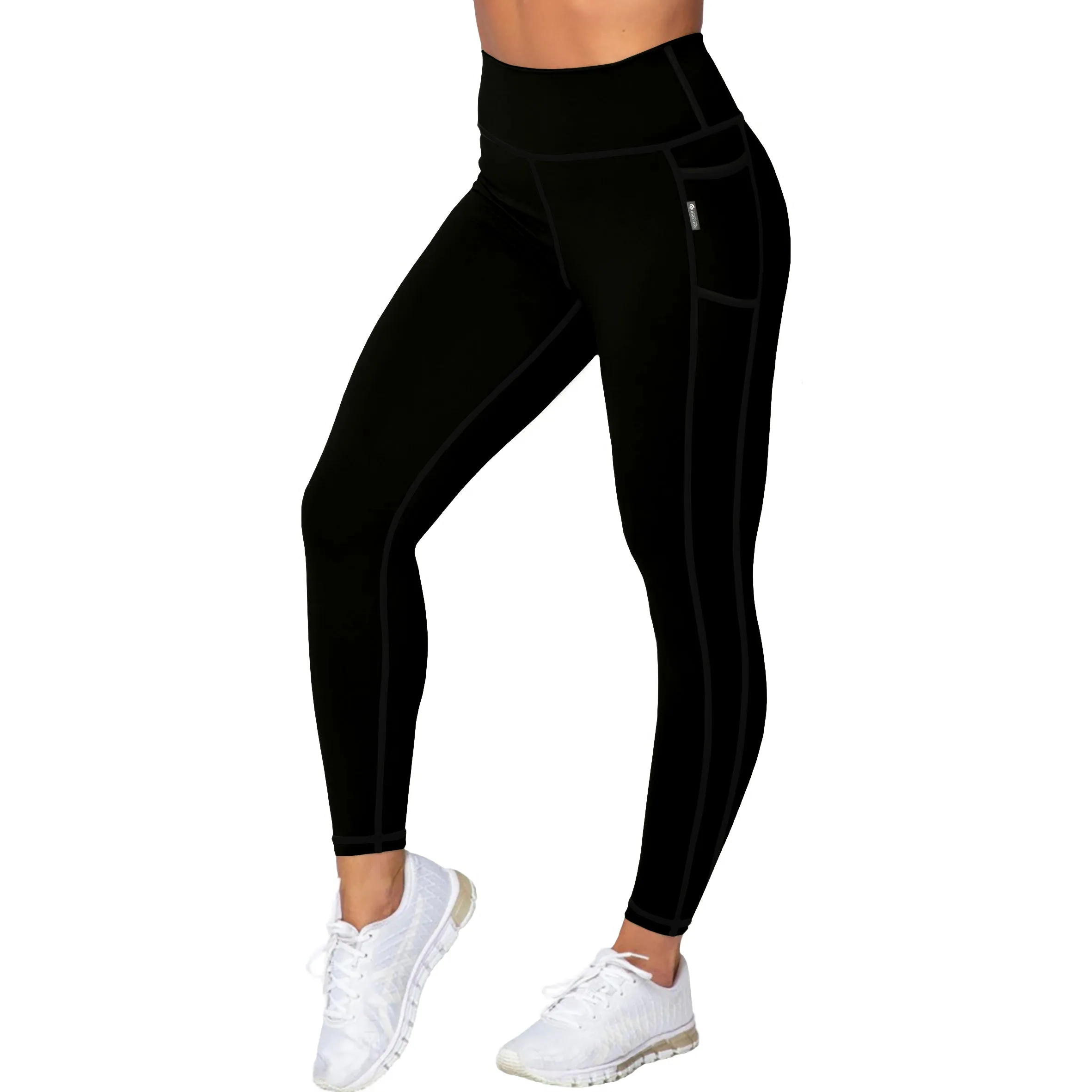 LADIES RECYCLED POLY/MERINO LYCRA LEGGINGS