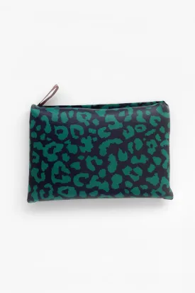 Large Reusable Shopping Bag - Jade Cheetah