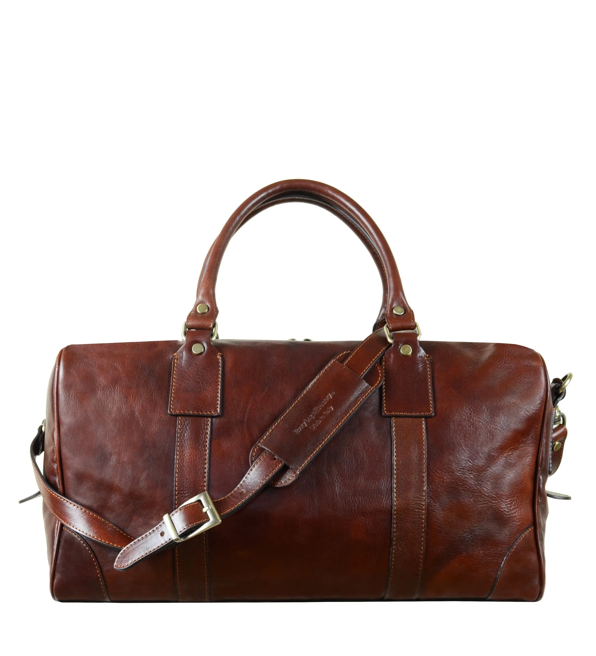 Leather Duffel Bag - To the Lighthouse