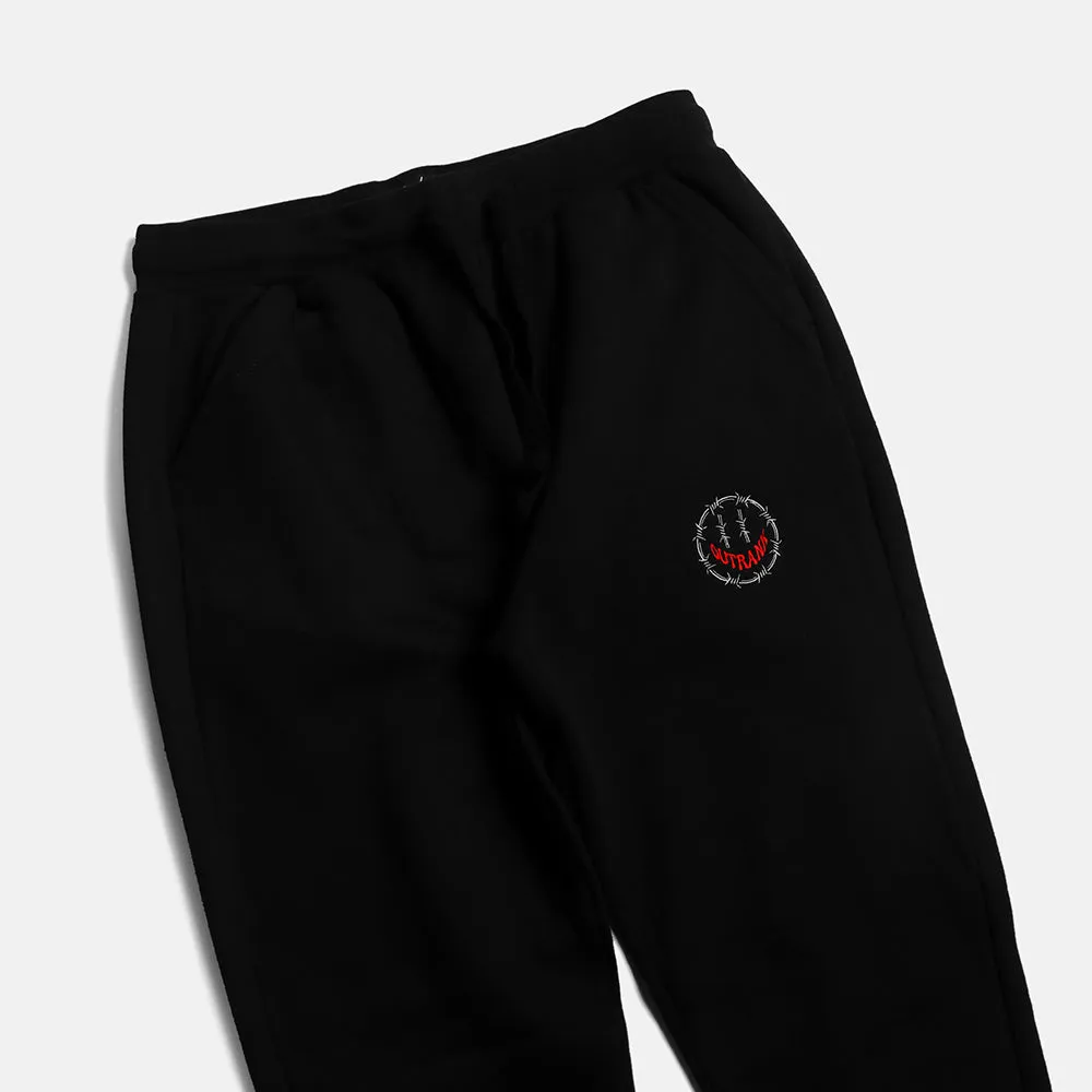 Leave The Past Embroidered Joggers