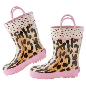 Leopard Rain Boots