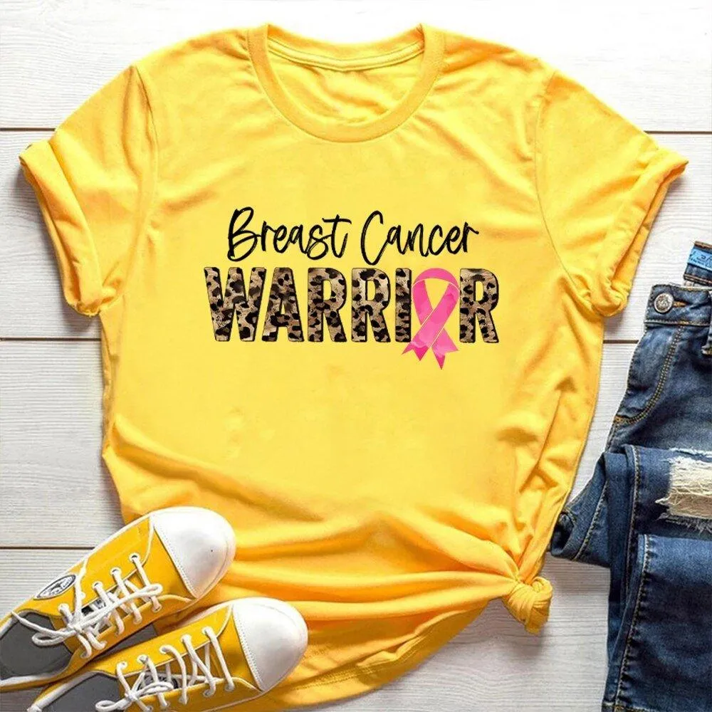 Leopard Warrior Breast Cancer T Shirt