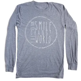 LET YOUR SMILE CHANGE THE WORLD ADULT LONG SLEEVE ♡ For Shannon