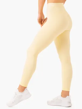 Level Up High Waisted Scrunch Leggings - Butter