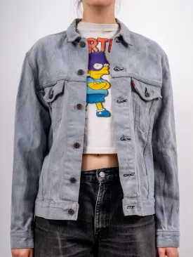 LEVIS overdyed denim trucker jacket