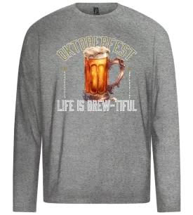 Life is Brew-tiful Design - Premium men's long sleeve t-shirt