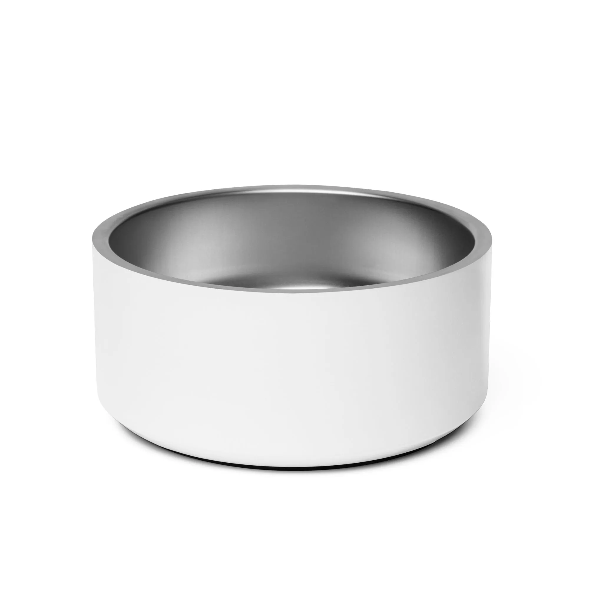 LIFE IS CALLING. ANSWER. - Stainless Steel Pet Bowl with Rubber Base