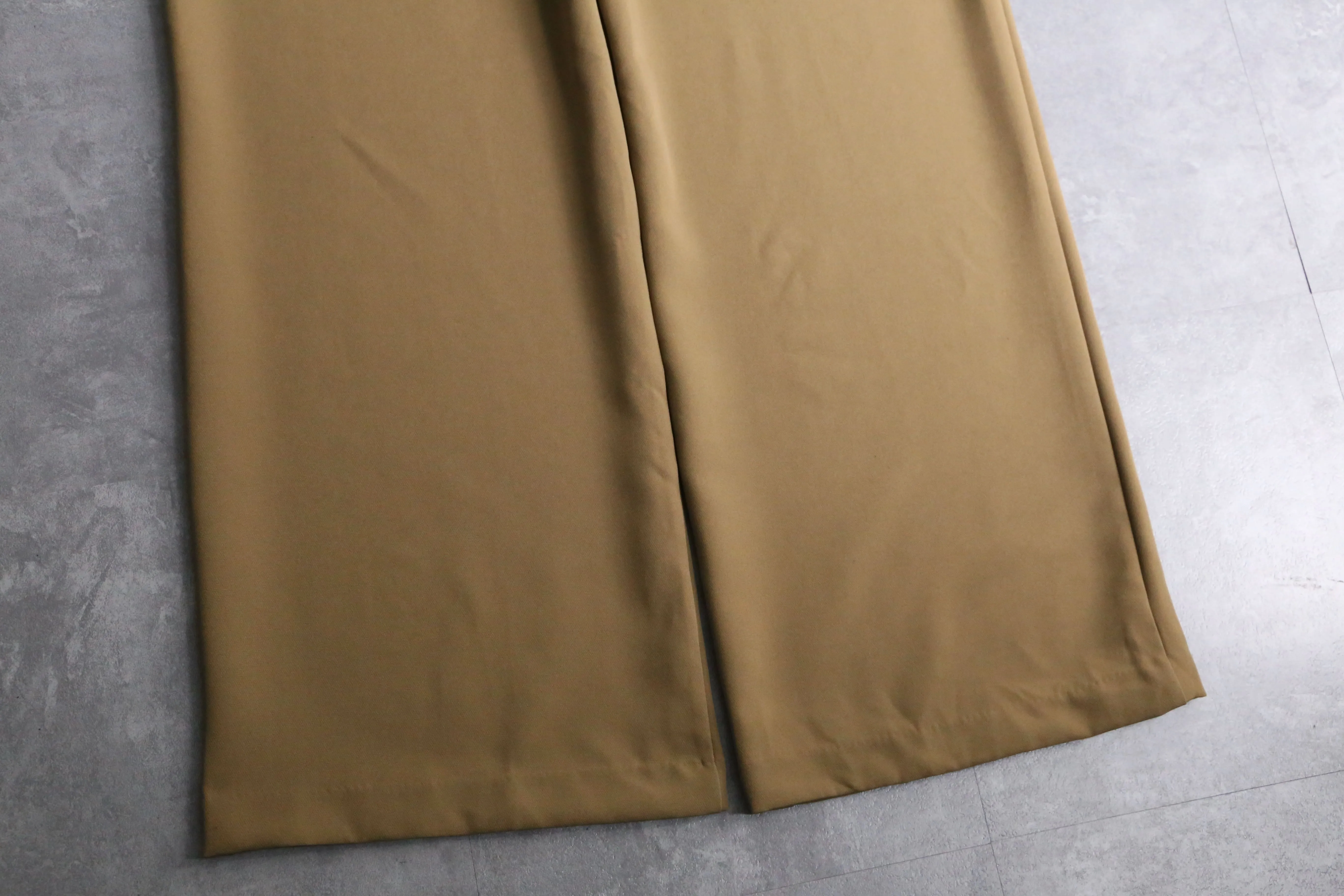 light brown wide straight pants