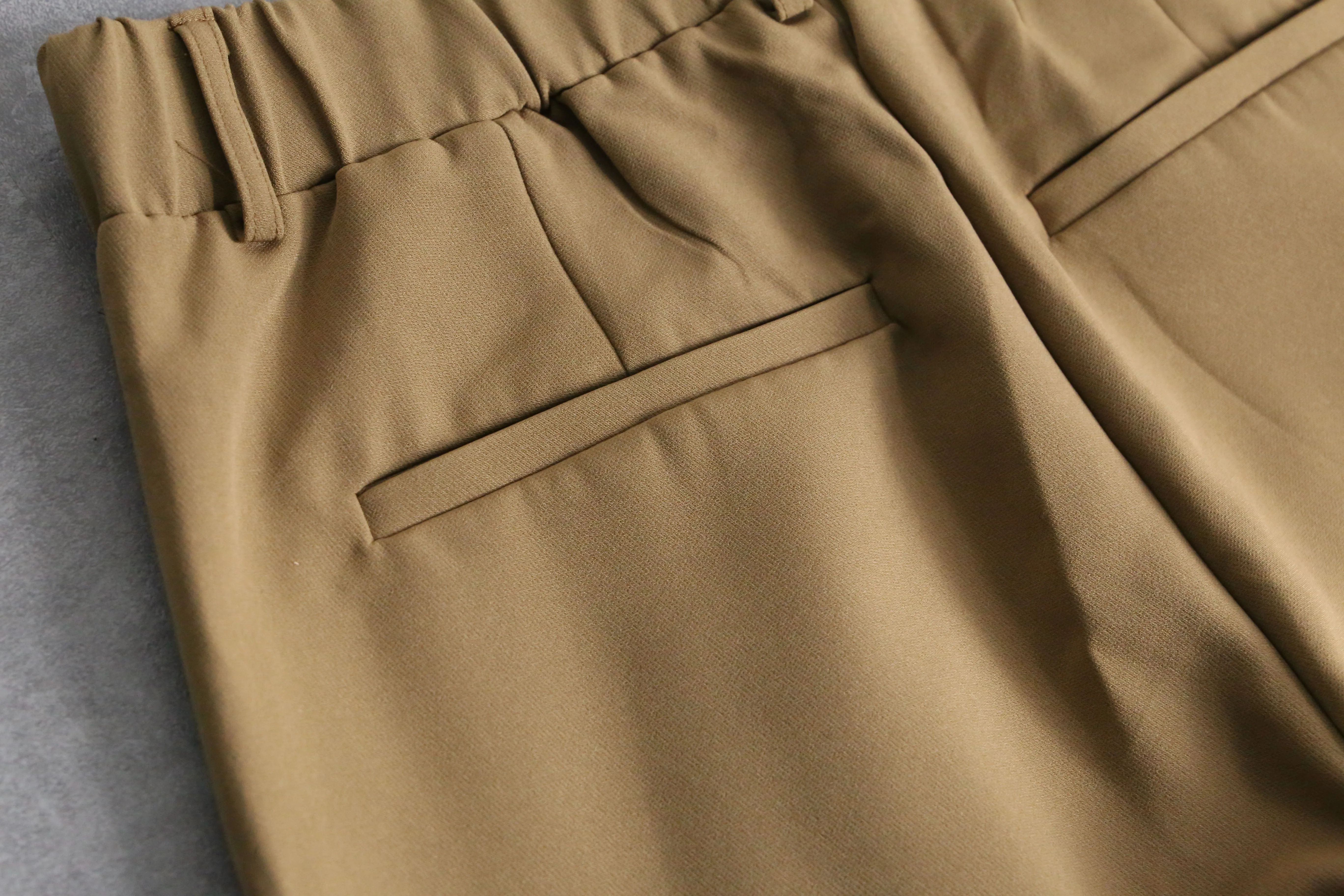 light brown wide straight pants