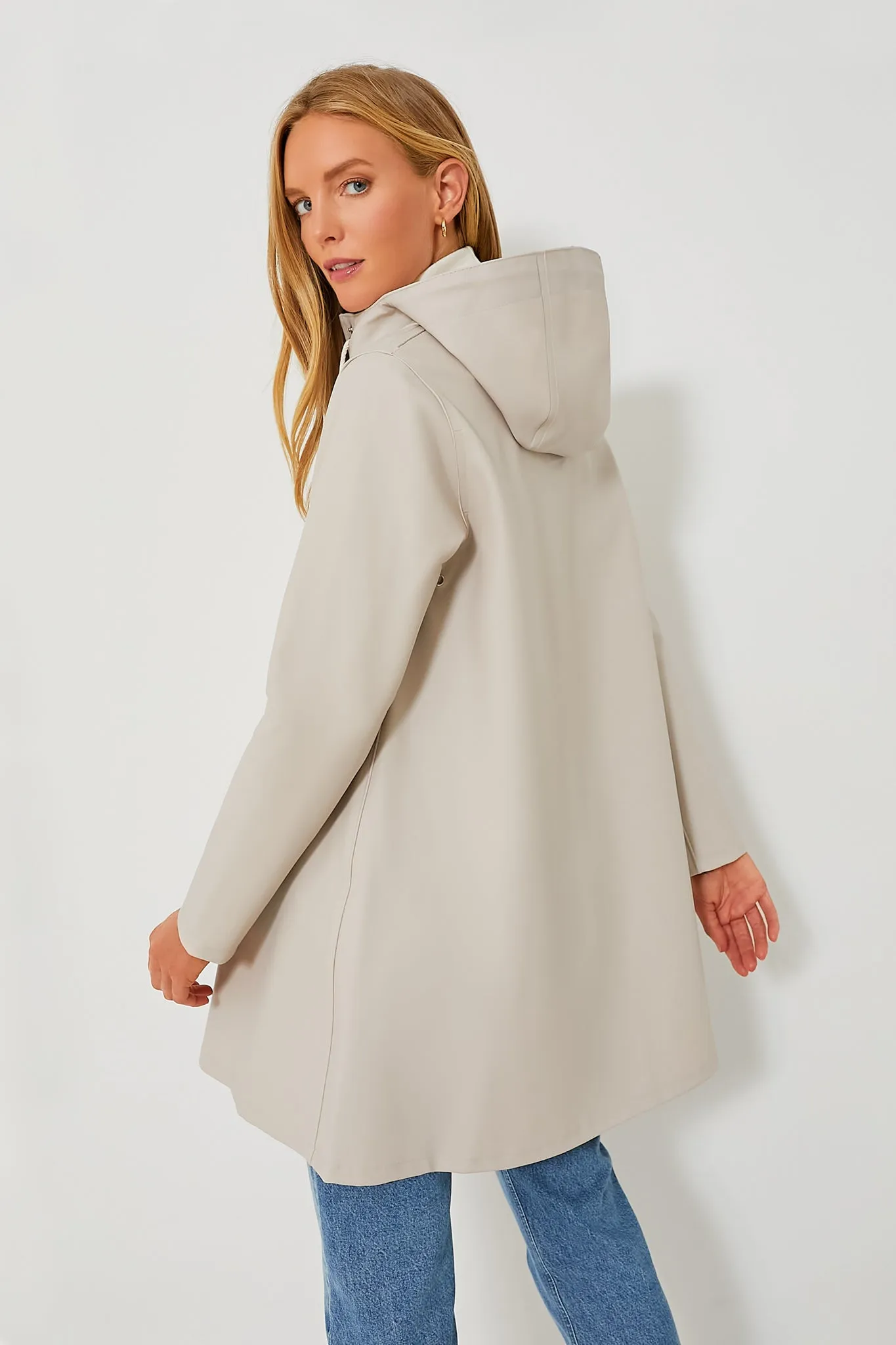 Light Sand Mosebacke Raincoat