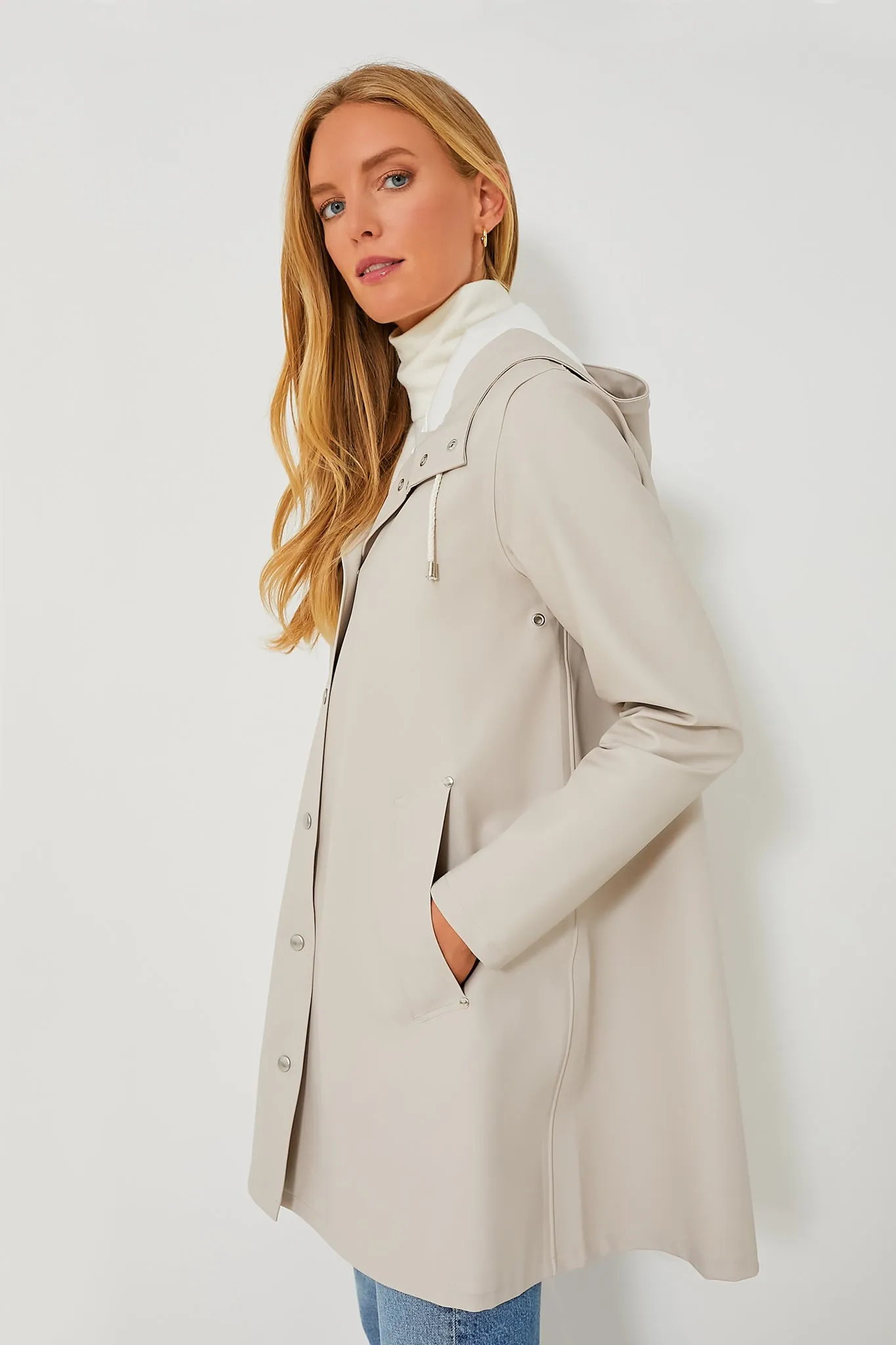 Light Sand Mosebacke Raincoat