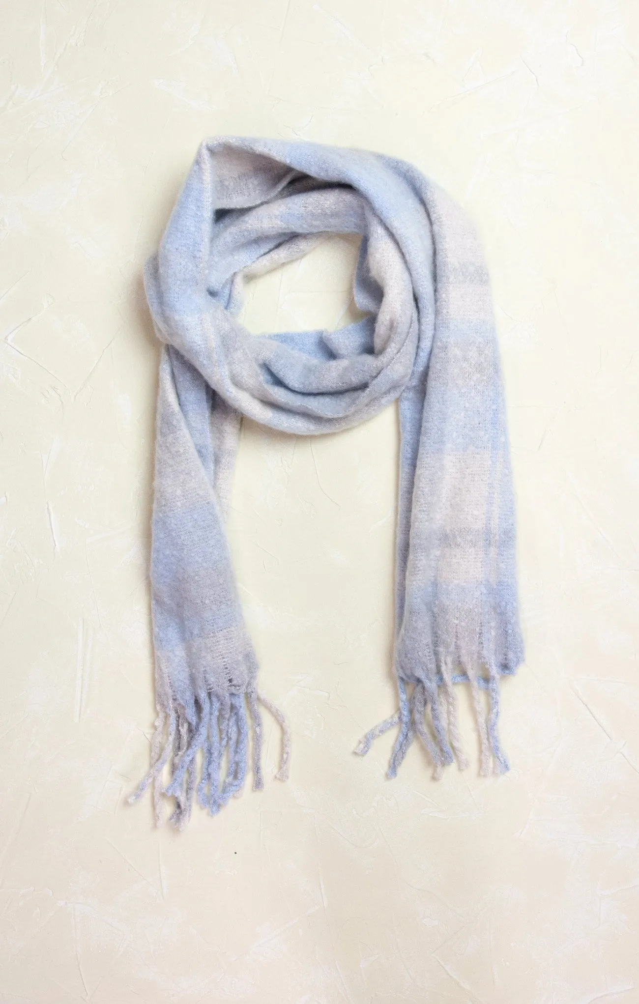 Lila Plaid Scarf