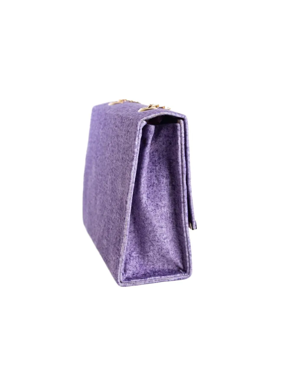 Lilac Textured Clutch