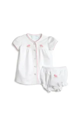 Little English Pinpoint Layette Knit Set 4906