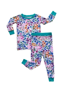 Little Sleepies Sweet Pea Floral L/S 2pc Pajama Set