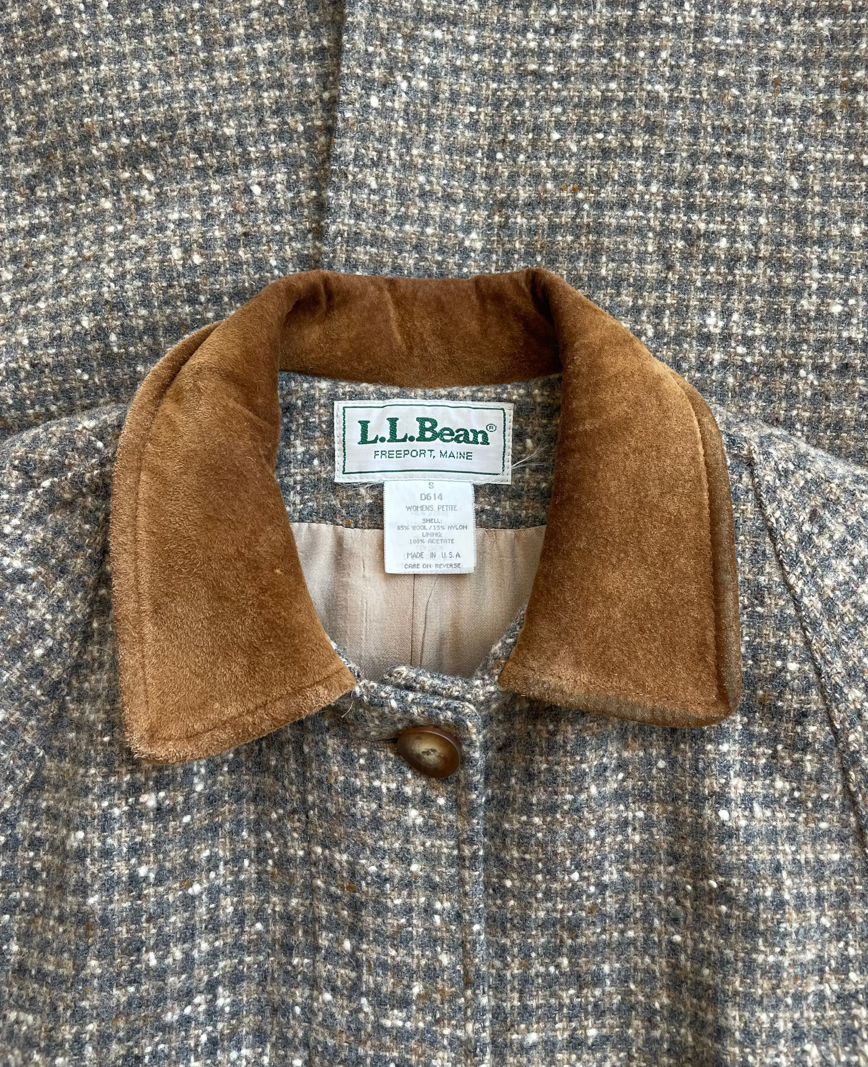 L.L. Bean Tweed Coat | 1980s