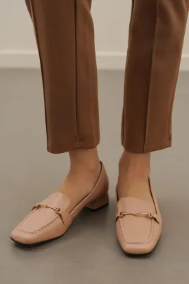 LOAFERS WITH BLOCK HEEL