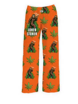 Loner Stoner Bigfoot Marijuana Lounge Pants