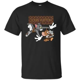 Louis Vuitton Cartoon Tom And Jerry T-shirt Men Cotton T-Shirt