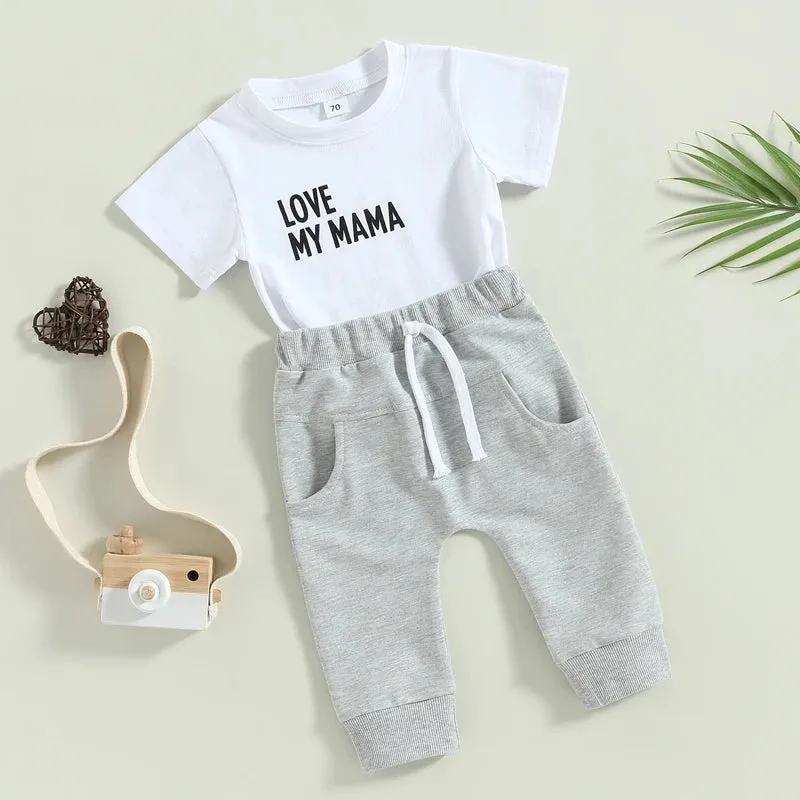 Love My Mama T-Short & Joggers Set