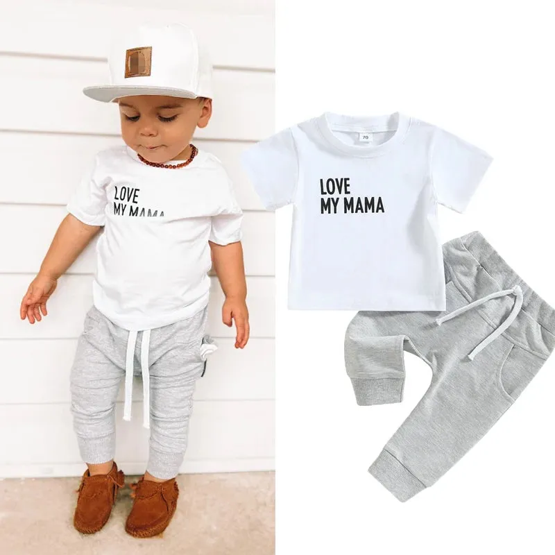 Love My Mama T-Short & Joggers Set