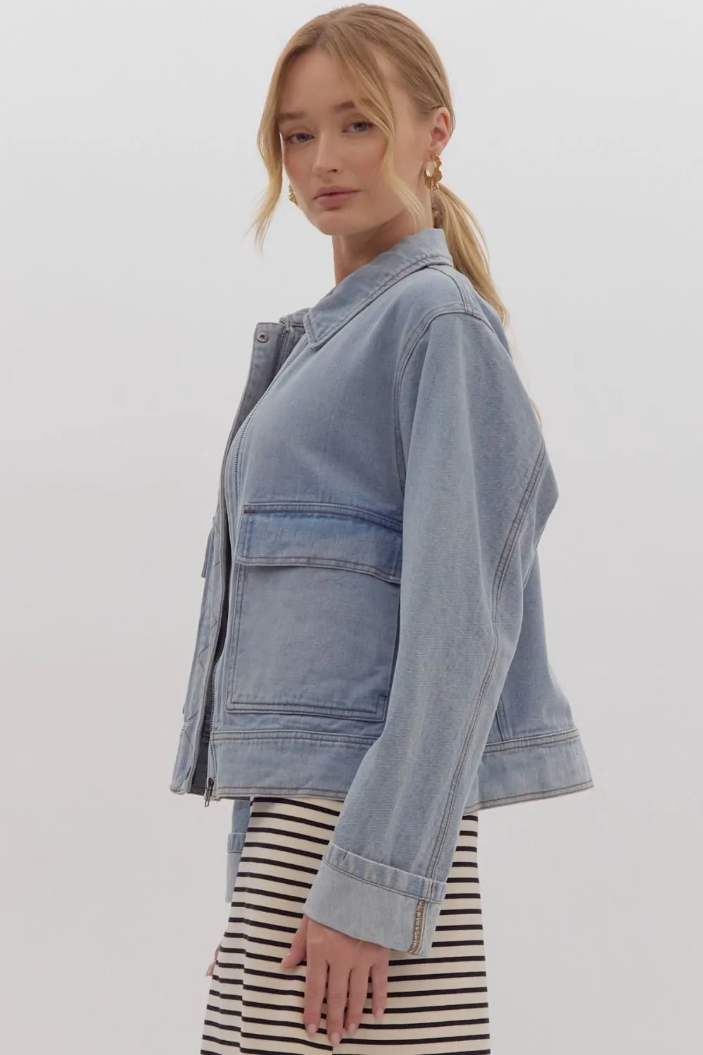 Love Story Blue Denim Jacket