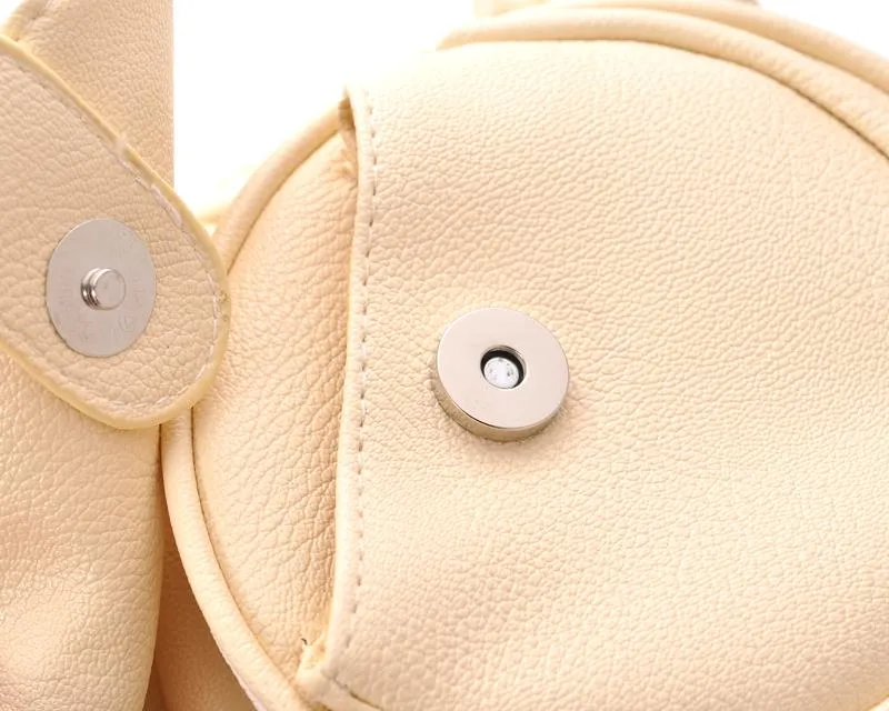 Lovely PU Leather Shoulder Bag - White