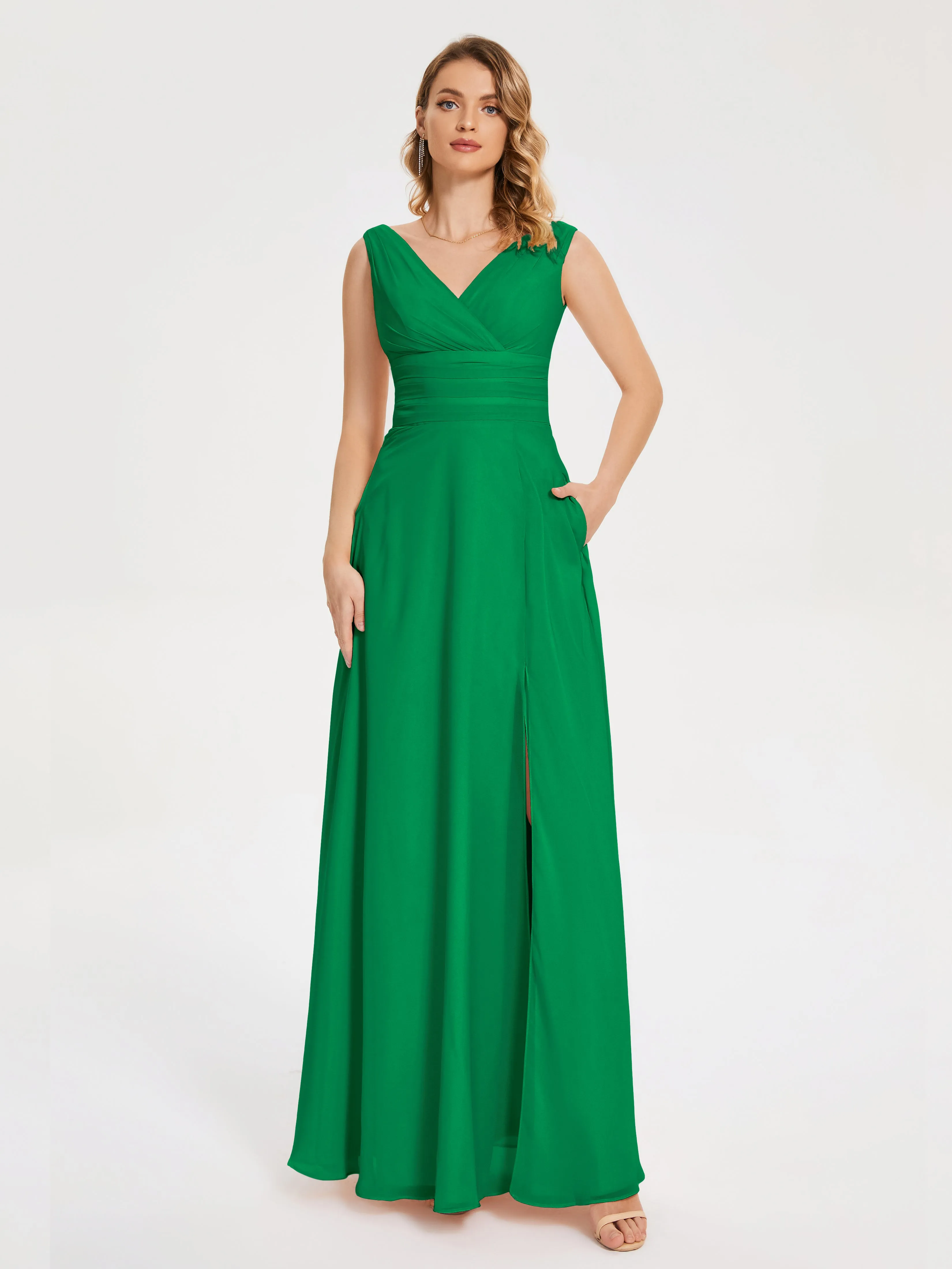 Lucille Elegant Chiffon Bridesmaid Dresses With Bow