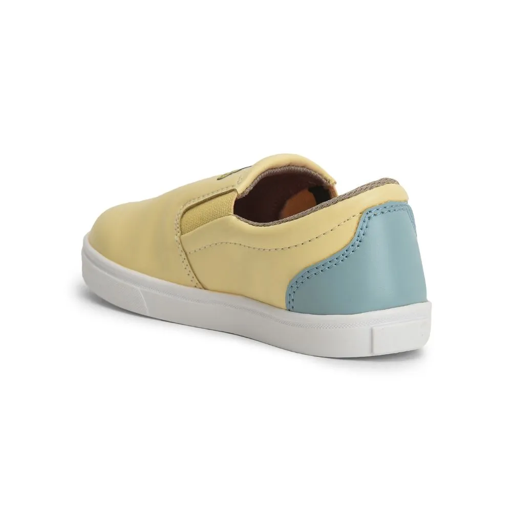 Lucy & Luke (Yellow) Casual Non Lacing Shoes For Kids MINT-2 By Liberty