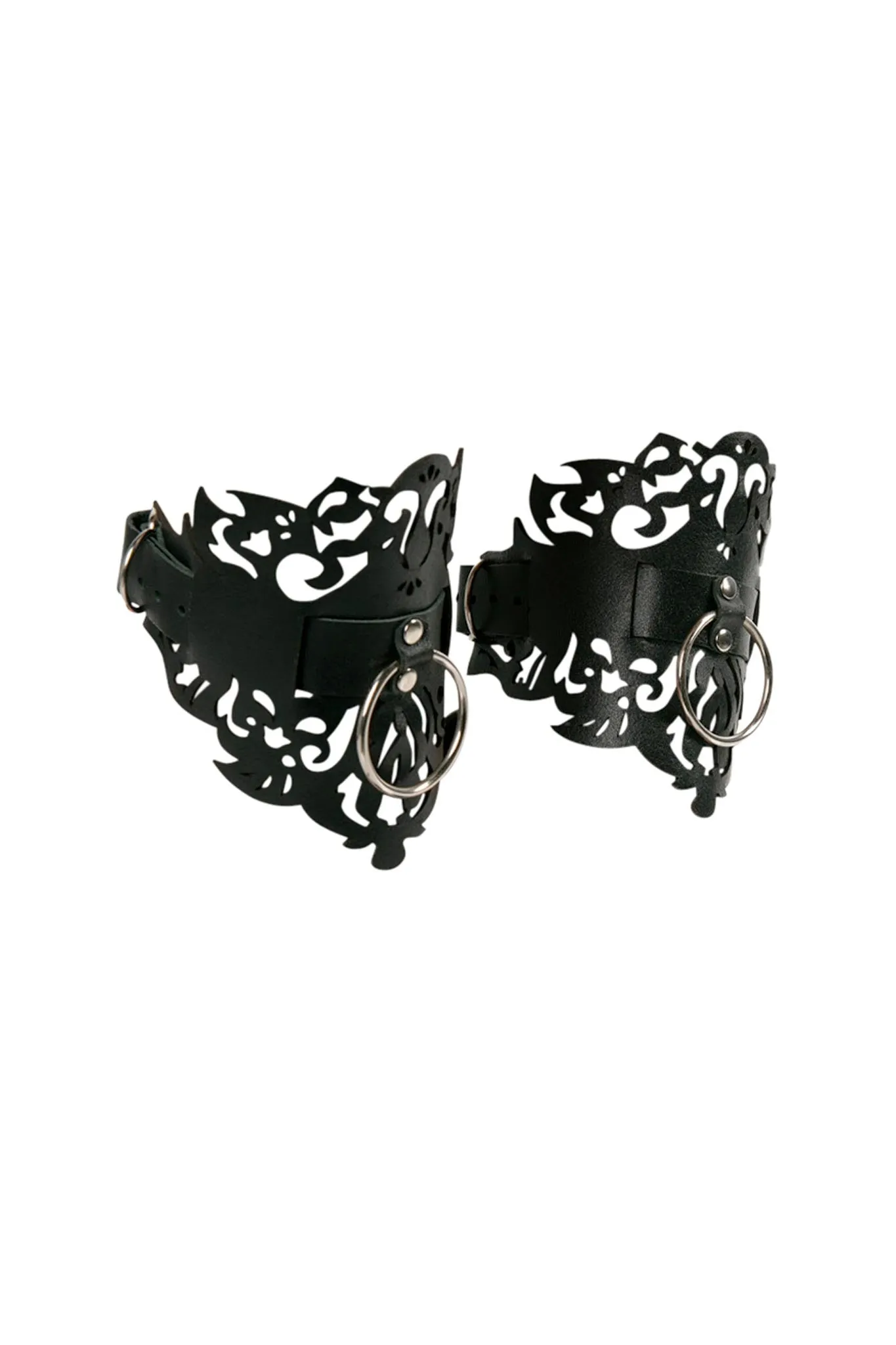 Lucy Lasercut Leather Ankle Cuffs