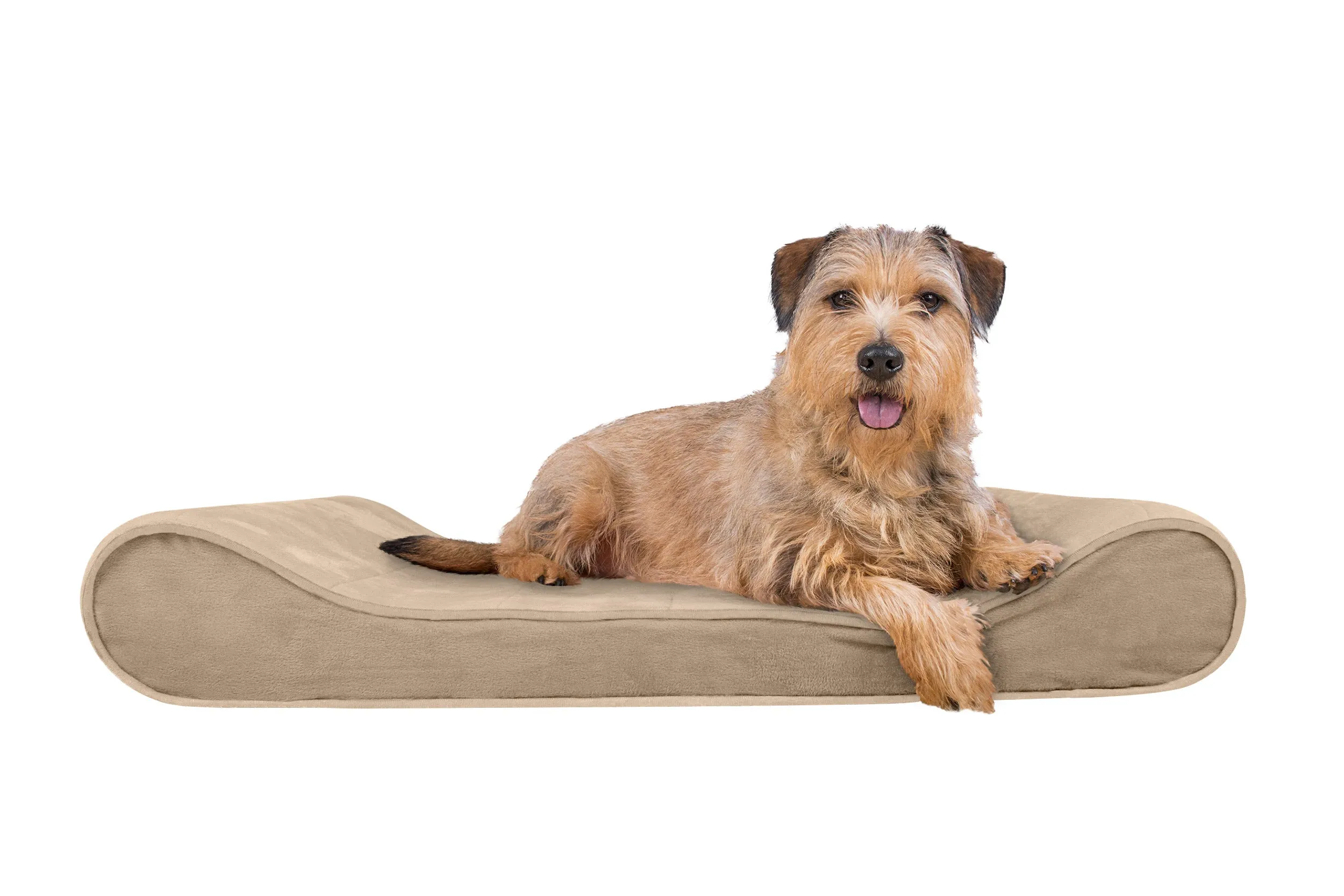 Luxe Lounger Contour Dog Bed - Microvelvet