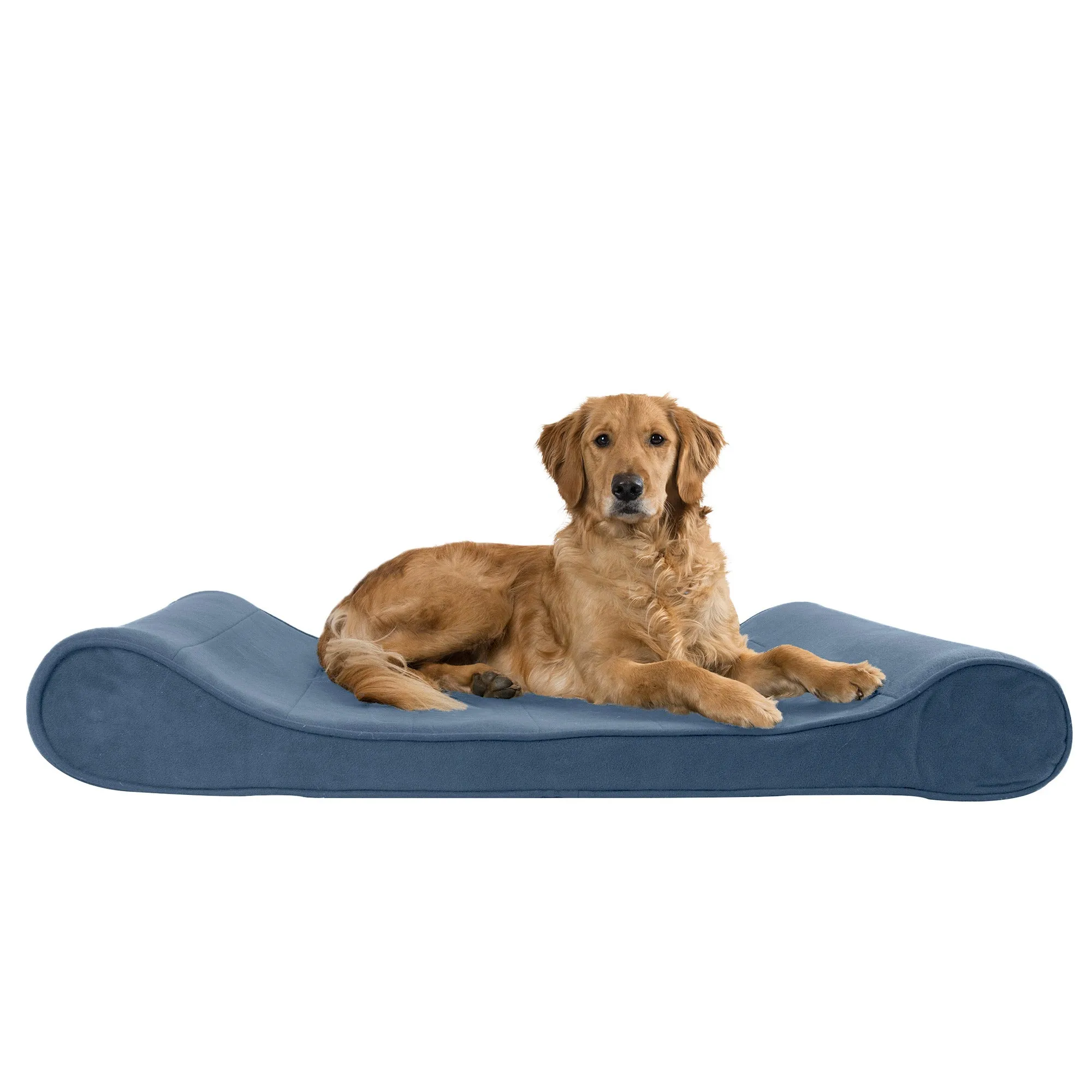 Luxe Lounger Contour Dog Bed - Microvelvet