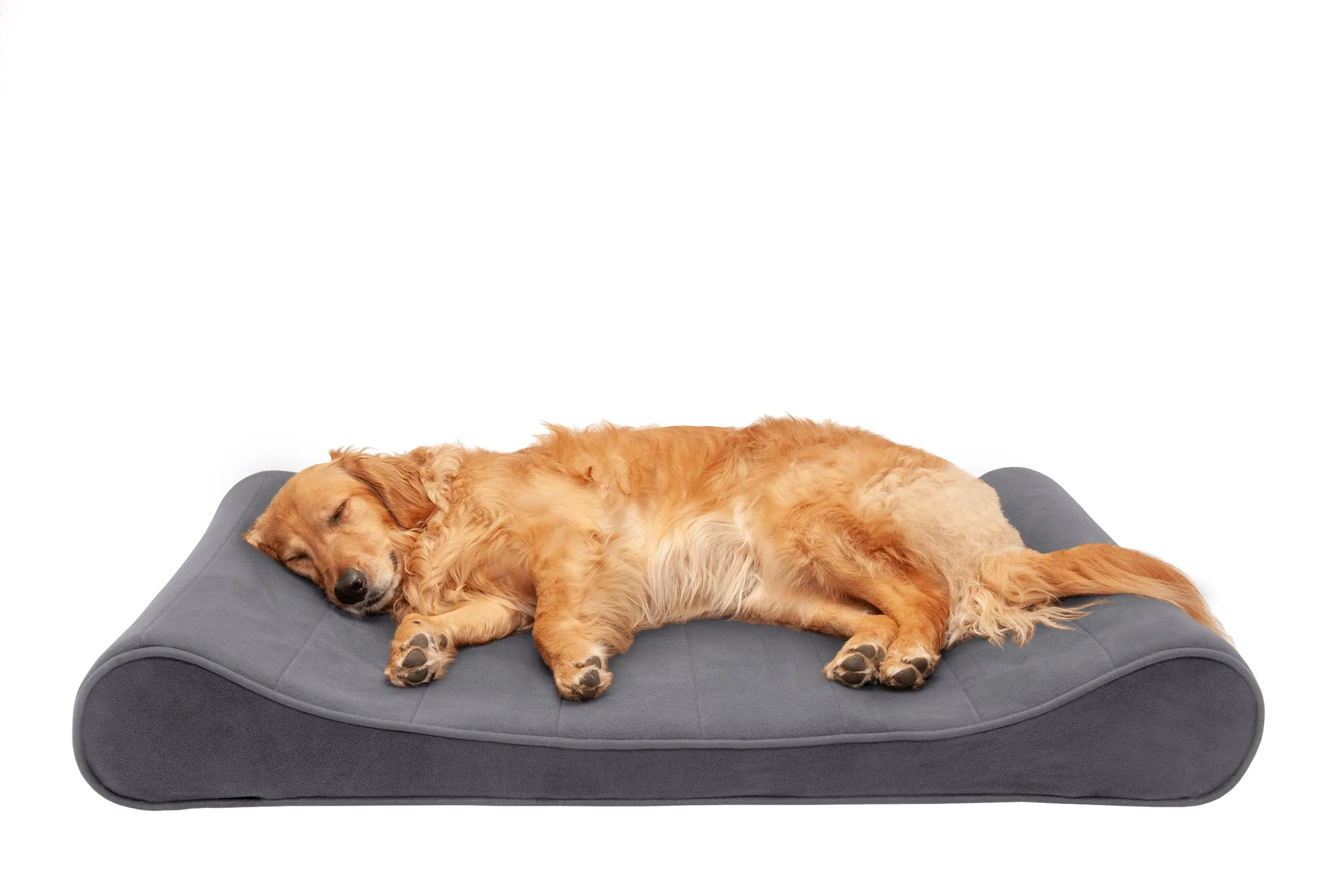 Luxe Lounger Contour Dog Bed - Microvelvet