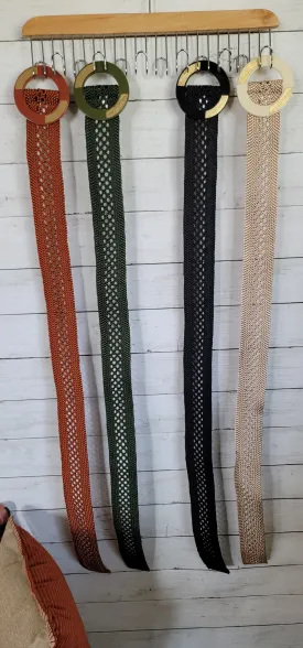 Macrame Circle Belts