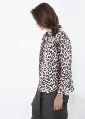 Madame L Blouse in Leopard