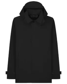 MAIUM Mac short raincoat black unisex