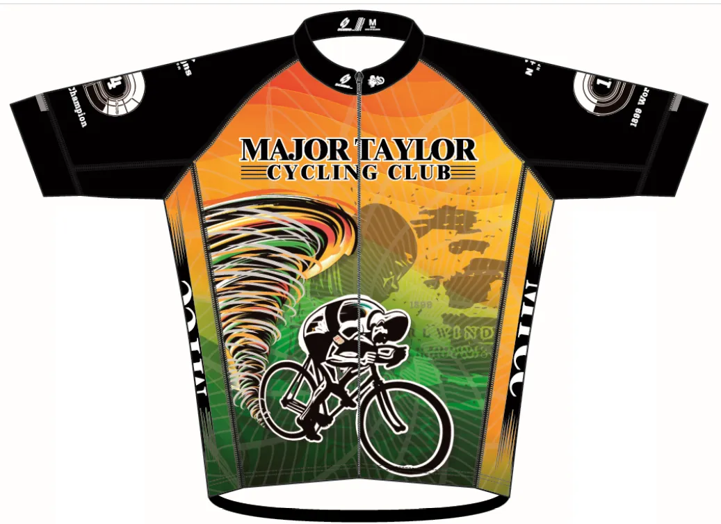 Major Taylor "Whirlwind" Race Cut Cycling Jersey