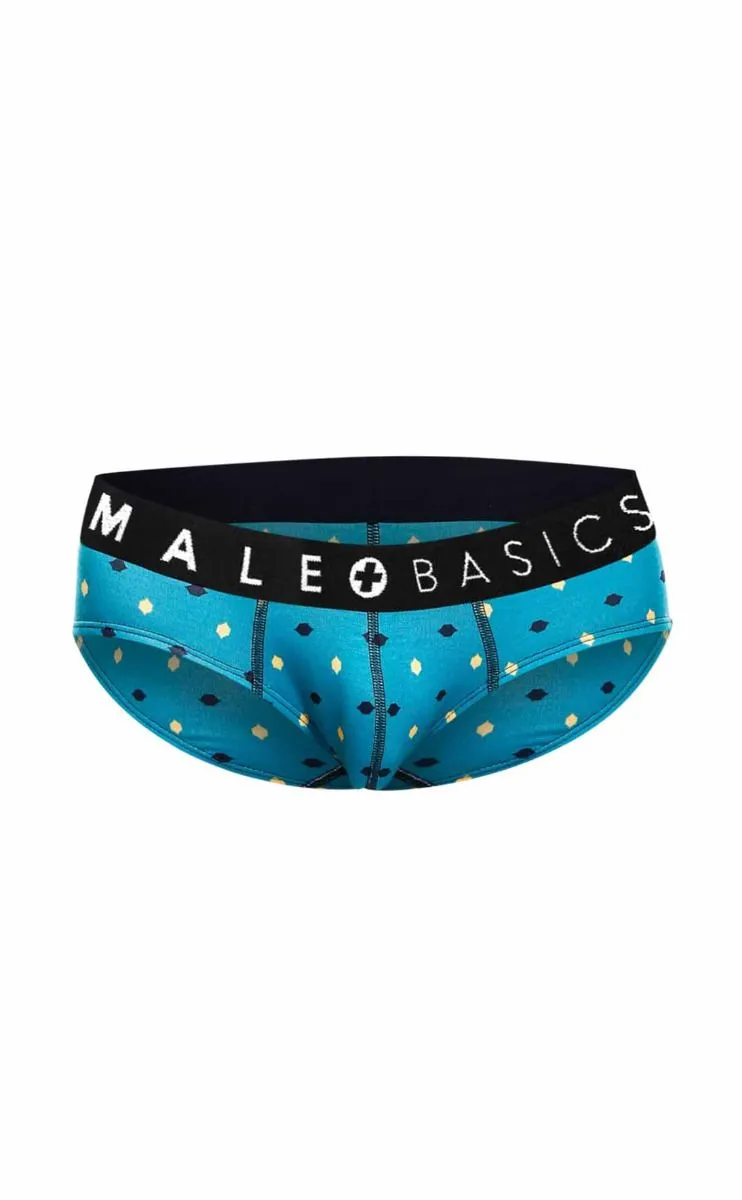 MaleBasics 3-Pack Brief Prints Stache