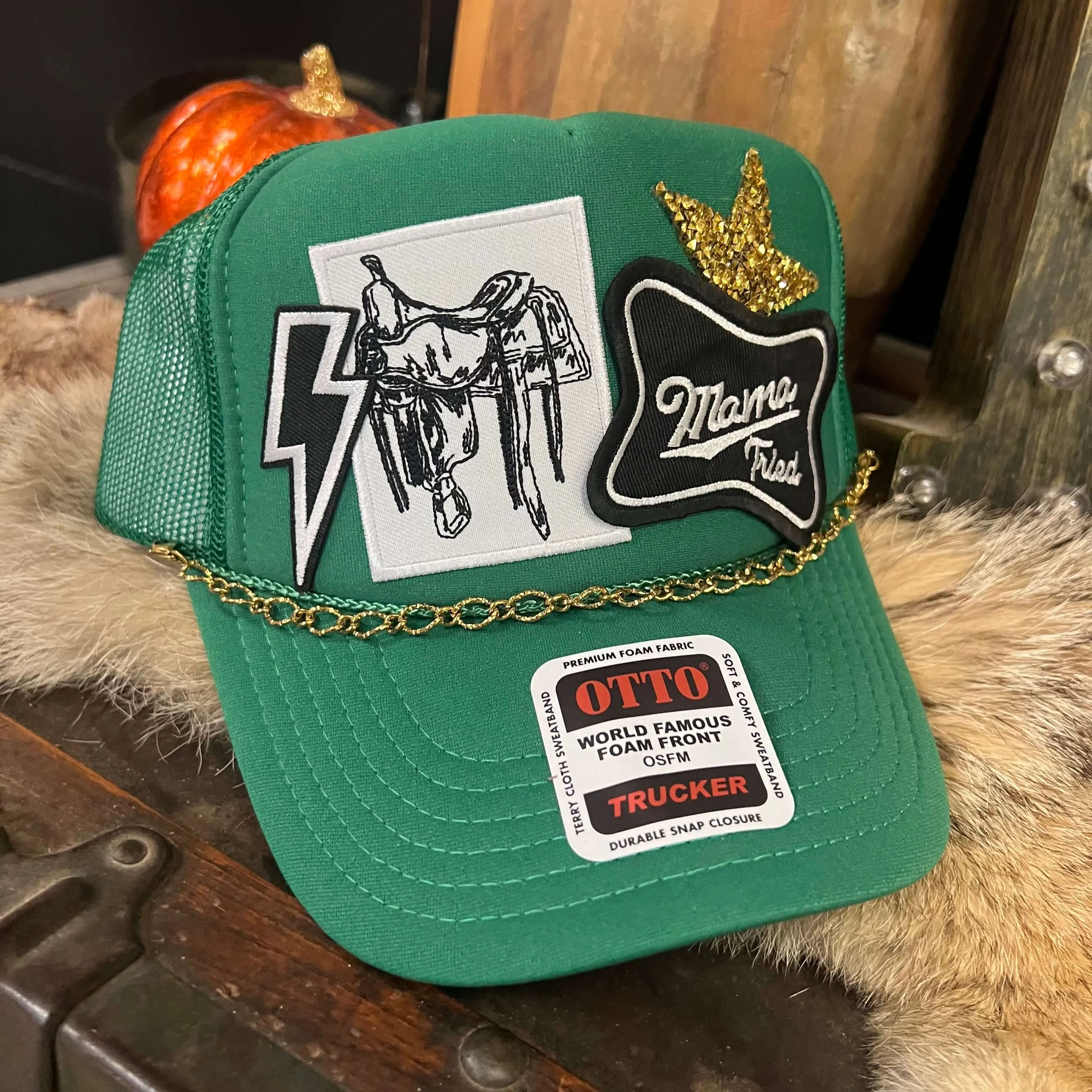 Mama Tried Green Custom Trucker Hat