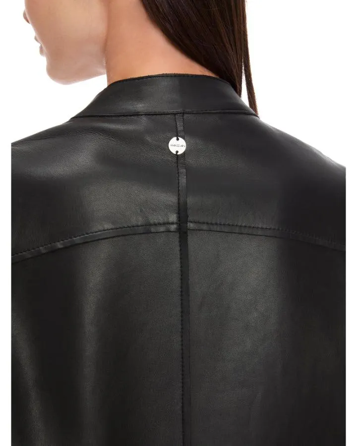 Marc Cain Leather Hip Length Jacket