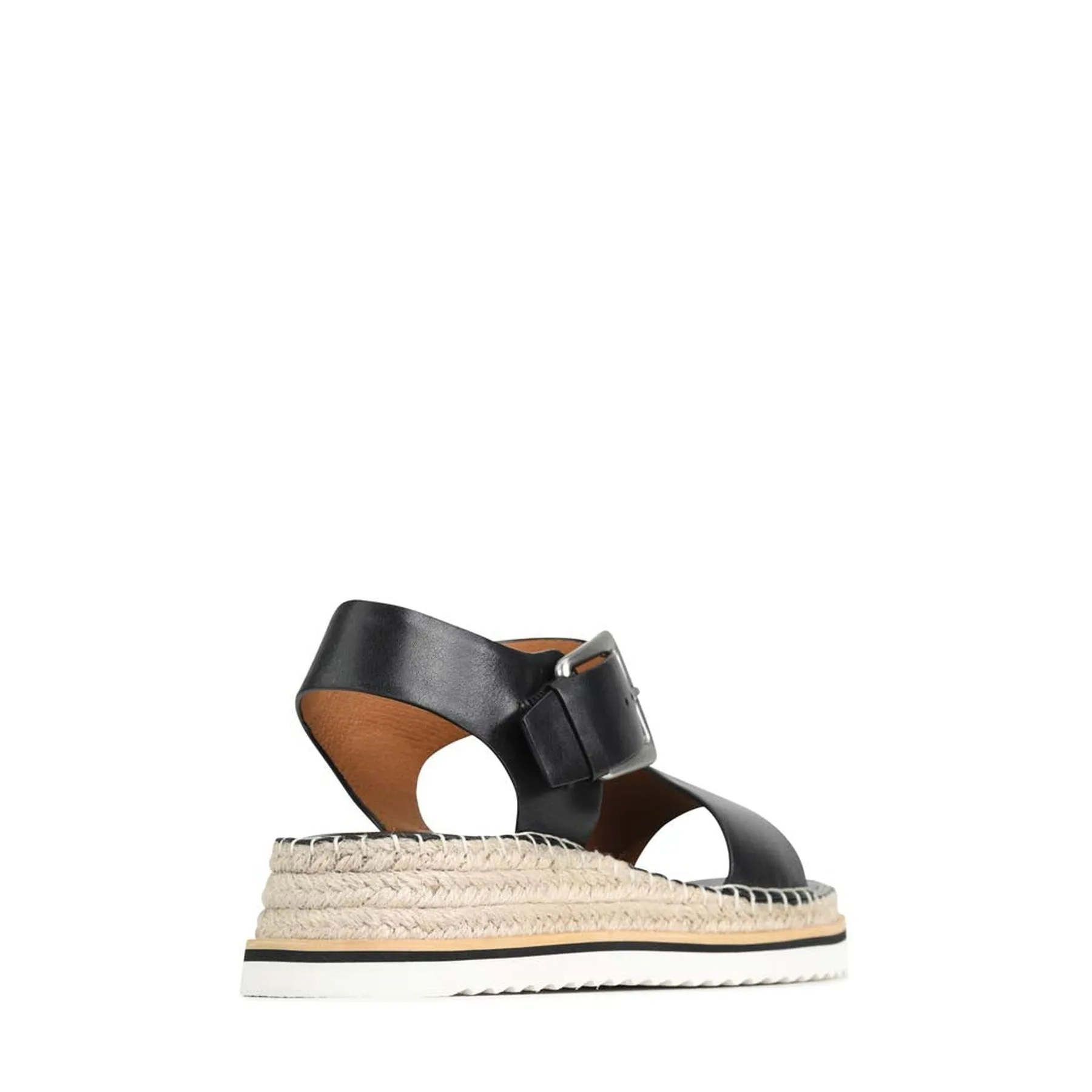 MARLI LEATHER ESPADRILLES SANDALS