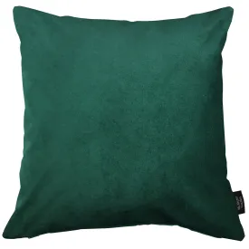 Matt Emerald Velvet Modern Look Plain Cushion