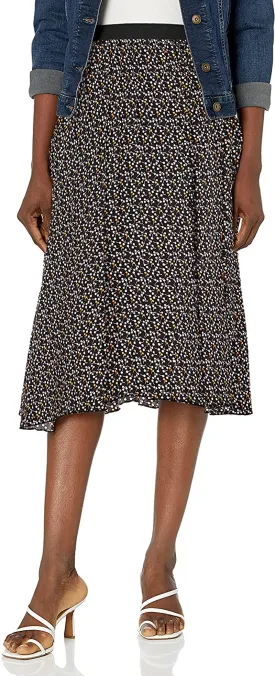 Max Studio Women's Midi Pleated Skirt